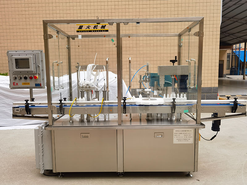 噴霧劑自動化灌裝旋蓋一體機